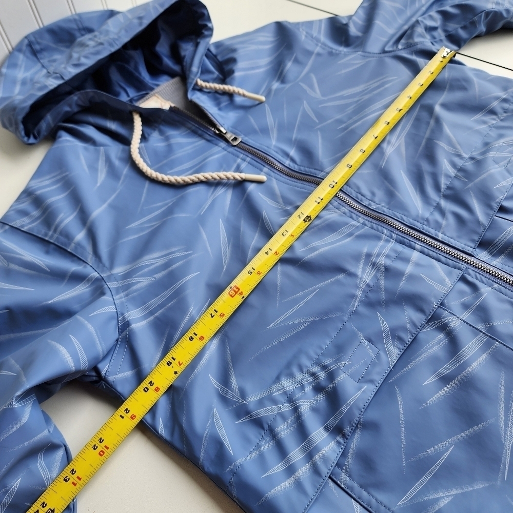 NWOT Weatherproof Vintage Women's Jacket Windbreaker Raincoat Hooded Blue M - Picture 10 of 12
